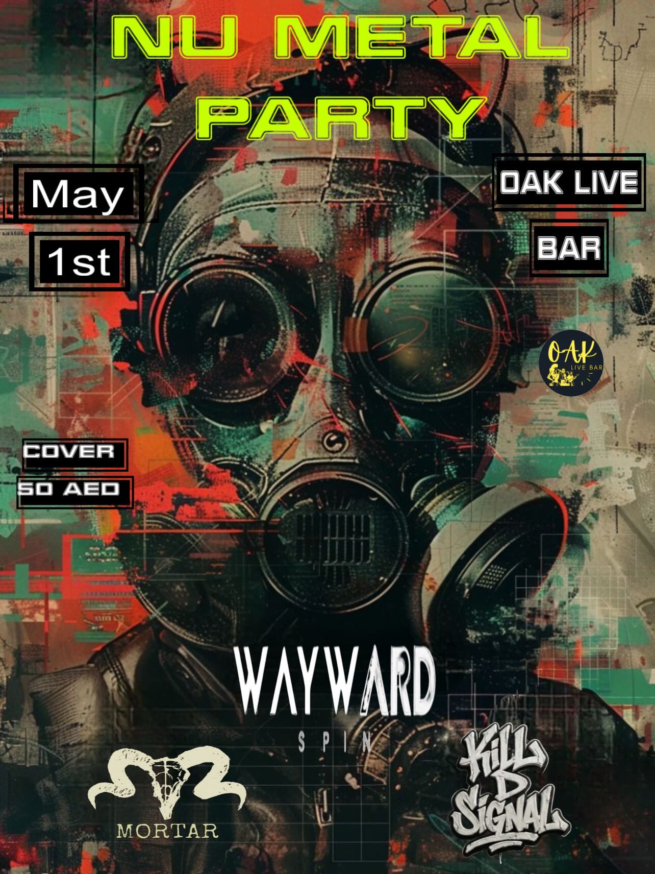 Nu Metal Party Poster