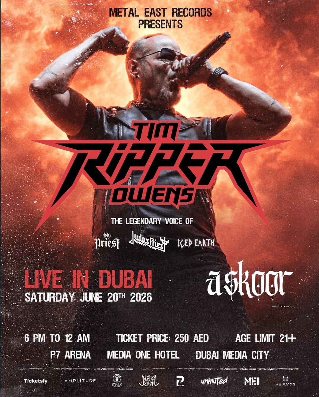 Tim “Ripper” Owens | Askoor And Friends Poster