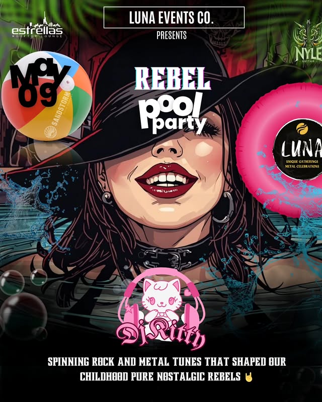 Rebel Pool Party Poster