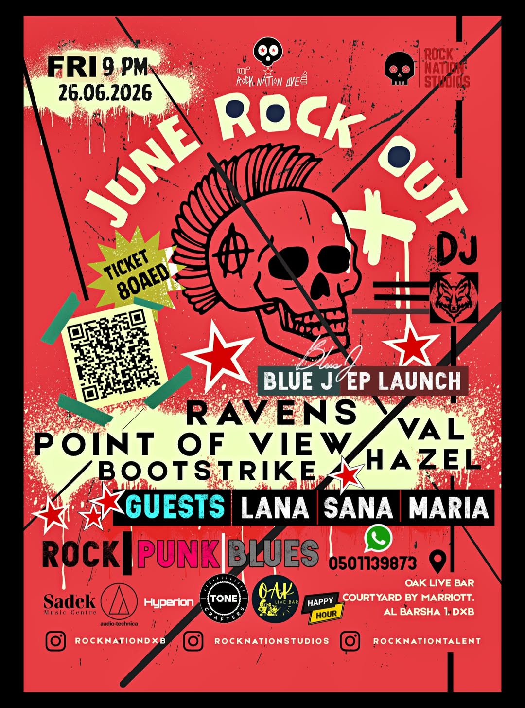 June Rock Out Festival Poster