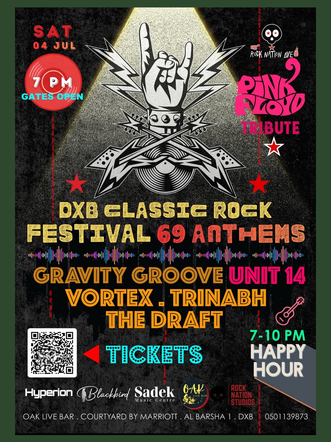 DXB CLASSIC ROCK FESTIVAL Poster