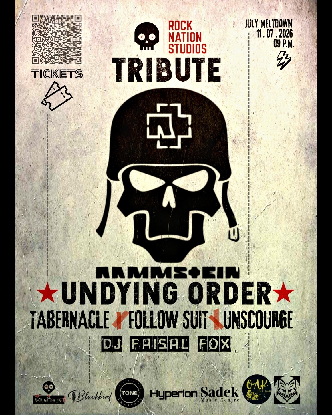 TRIBUTE – JULY MELTDOWN Poster