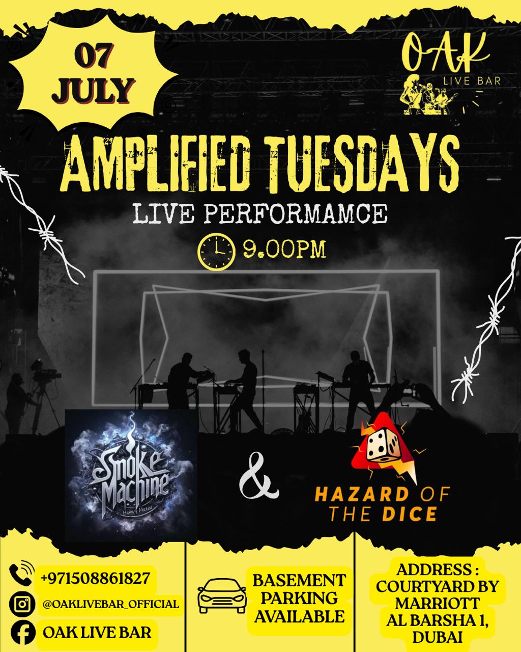 Amplified Tuesdays Poster