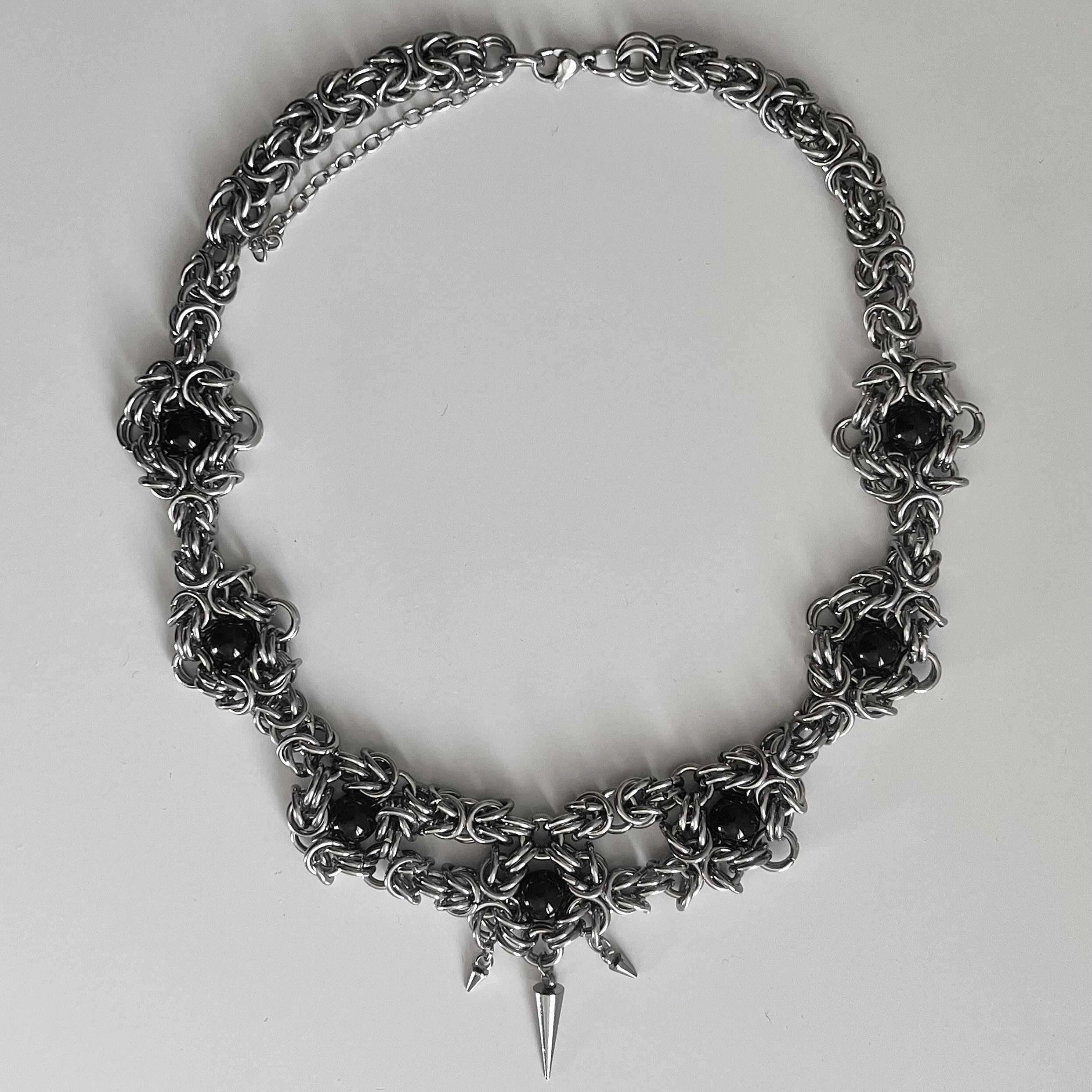 B3ND3R STUDIO chainmail necklace