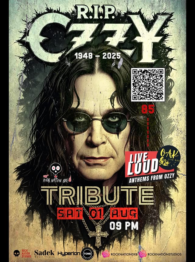 OZZY TRIBUTE - First Death Anniversary Poster