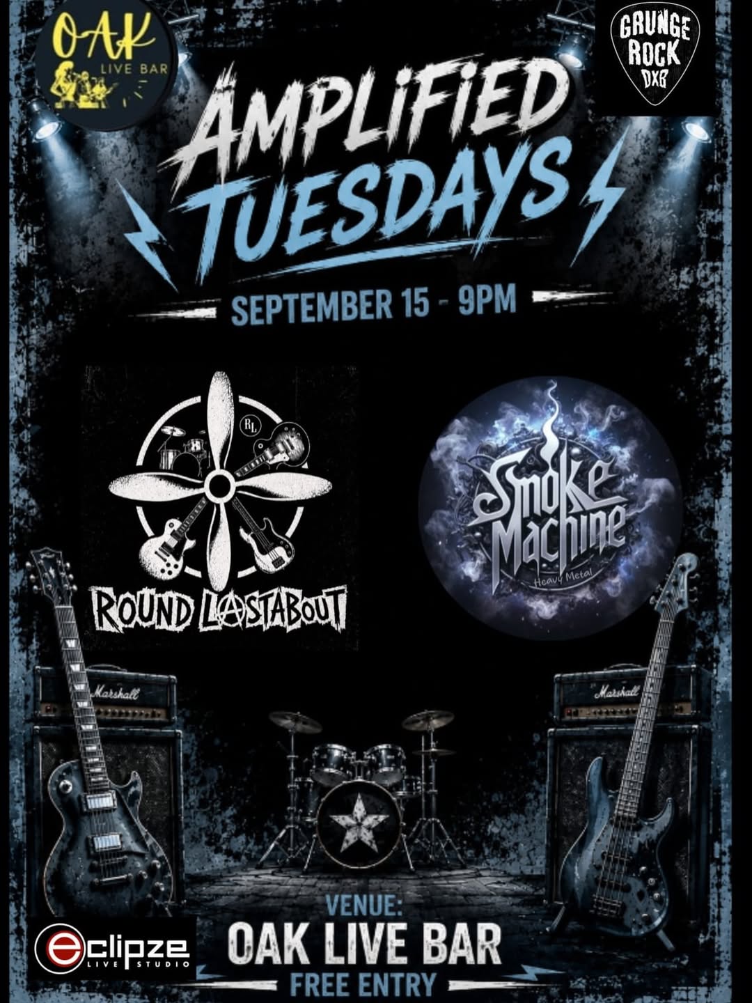 Amplified Tuesdays Poster