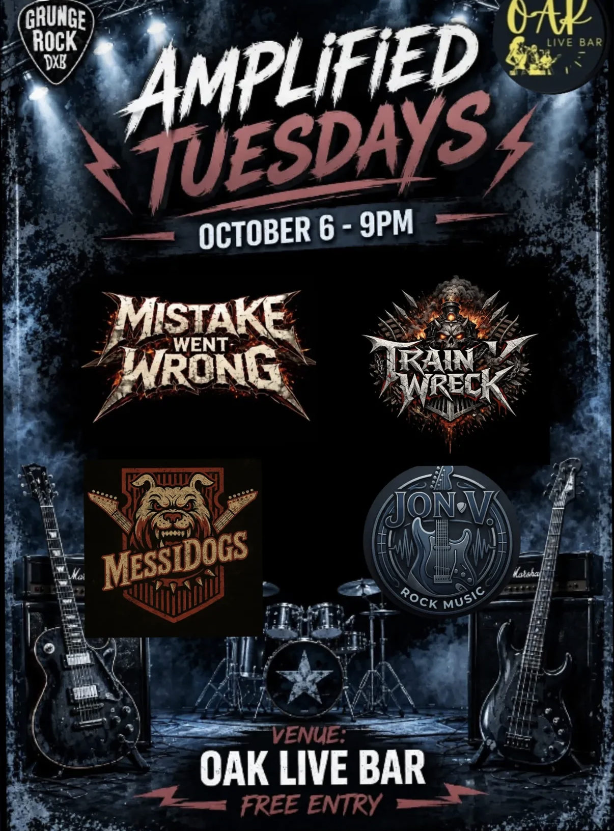 Amplified Tuesdays Poster